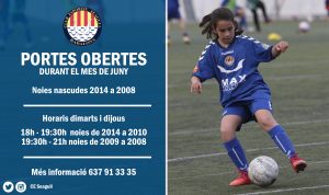 Read more about the article Portes obertes futbol base 2021 – 2022